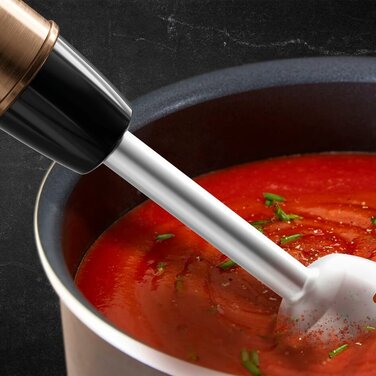 Tefal Блендер погружной Quickchef 1000Вт, 3в1, чаша-800мл, чоппер-500мл, турборежим, черно-бронзовый