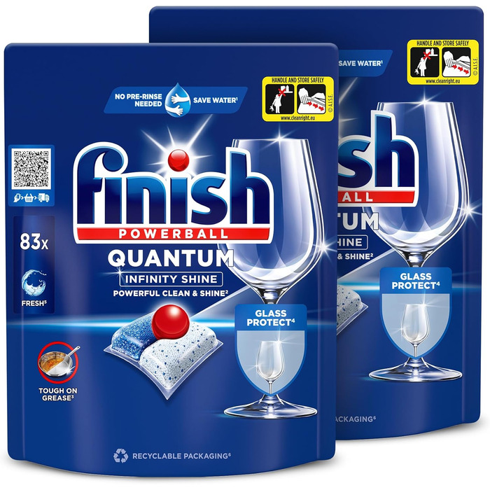 Таблетки для посудомийної машини 166 таблетками Finish