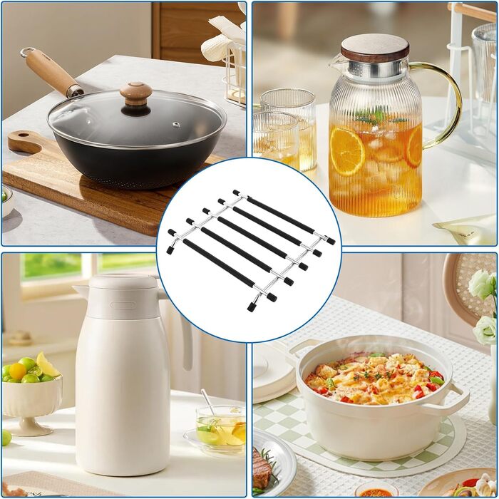 Набір з 4 металевих підставок під гаряче MUXHEL