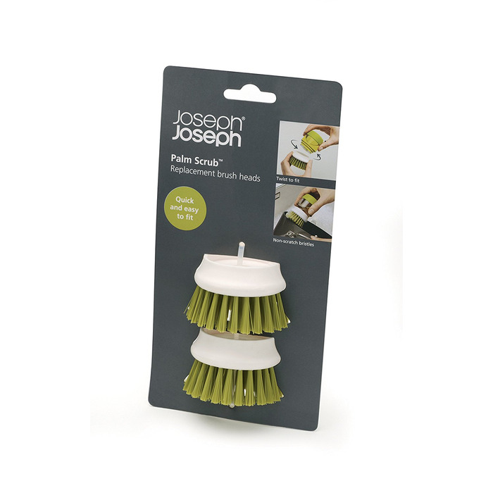 Щітка для миття посуду з дозатором миючого засобу сіра Palm Scrub Joseph Joseph