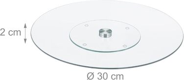 Подставка для торта 30 см Relaxdays