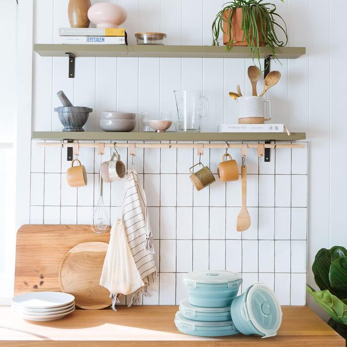 Круглі силіконові складні контейнери для зберігання 4 шт Virklyee