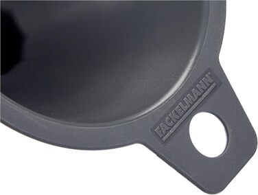 Набір лійок Fackelmann, воронка для наповнення пляшок і склянок (колір сірий), кількість 3 шт., (Ø 11 см)