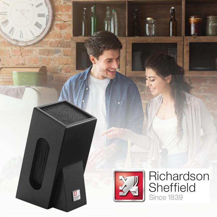 Тримач для ножів чорний 26 см Richardson Sheffield