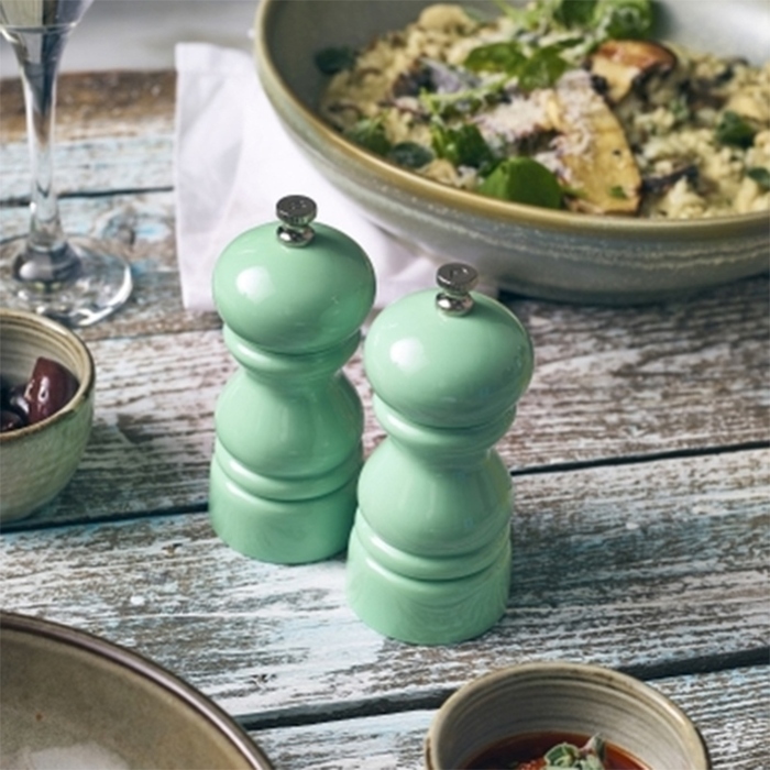 Млинок сіль-перець 12,7 см, зелений, GenWare