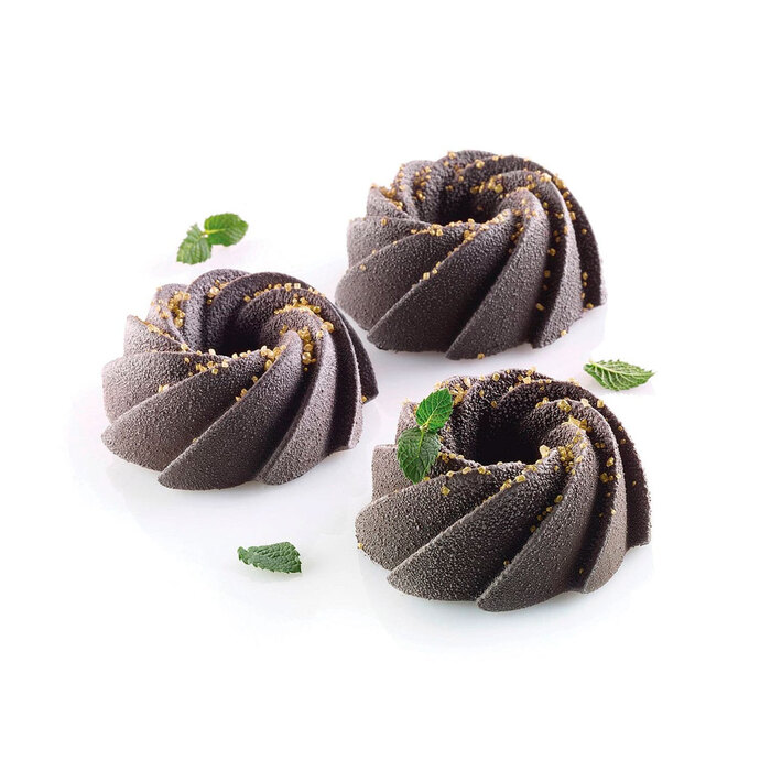 SF310/C Форма силіконова 'завиток' d 47,5 h 20 mm, 16 ml x 15