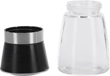 Дисплей Westmark, Вміст 6 дозаторів, Ємність 190 мл кожен, Скло/Нержавіюча сталь/Пластик, Прозорий/Чорний/Сріблястий, 63592611 (Spice Mill, 6 шт. , Blacky)