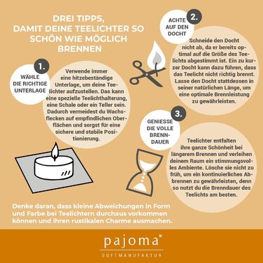 Ароматичних чайних свічок 3x30 шт. ароматичні свічки багато ароматів на вибір В 1,5 см, Ø 3,5 см (Butter Speculatius, 6), 90