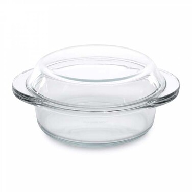 Кастрюля с крышкой BergHOFF, стеклянная, 19,5 х 16 см, 0,7 л