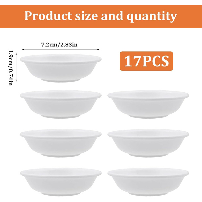 Набір соусниць 17 предметів LiuHancsqd