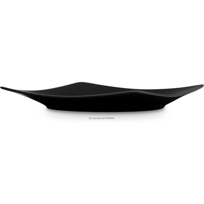 Набір тарілок на 6 персон, 6 тарілок 25x25 см Konsimo