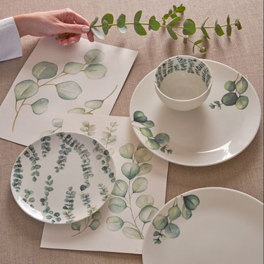 Миска La Porcellana Bianca SEMPREVERDE, порцеляна, діам. 12 см