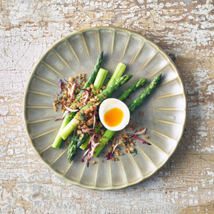 Тарелка Coupe с зубчатым краем 26 см, Terra Porcelain Matt Grey Scalloped