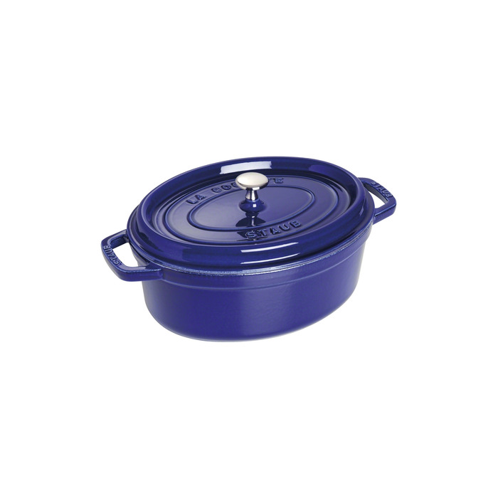 Кокот овальний 29 см, темно-синій Staub