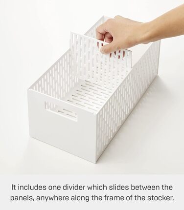 Штабелируемая овощная корзина для овощей, пластиковая, (один размер, белая)