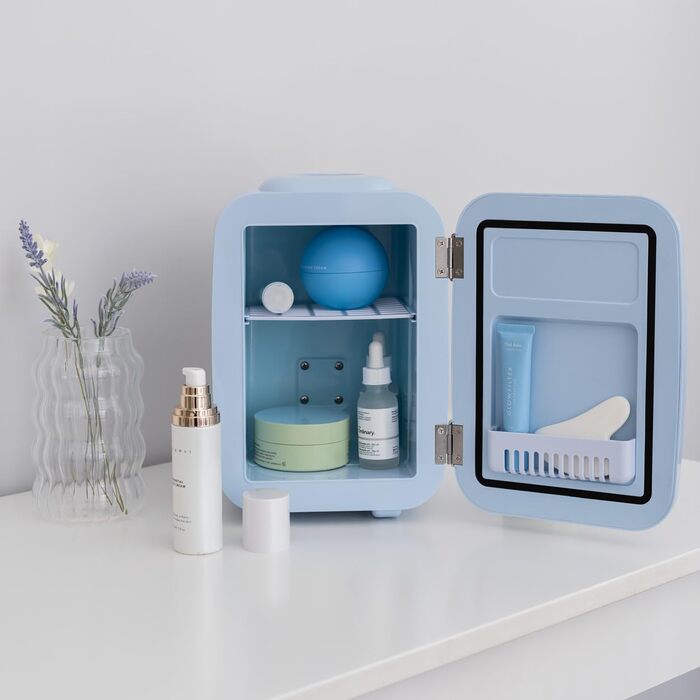 Міні-холодильник 4 л синій Flamingueo