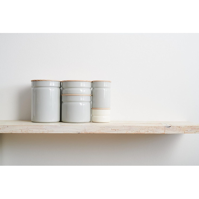 Банка для зберігання 18 см, біла Riess