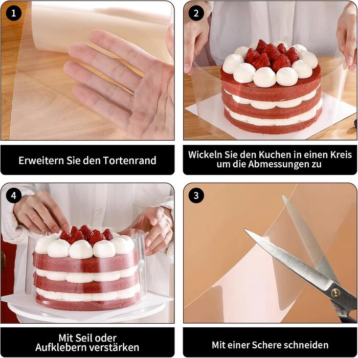 Фольга для торта 3 шт  8/10/15 см Wlztea