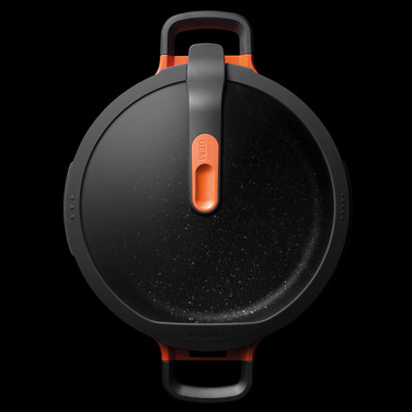 Сотейник с антипригарным покрытием BergHOFF STAY COOL, с 2-мя ручками, красный, диам. 24 см, 3,3 л