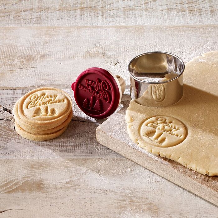 Штамп для печива, 7 см, Merry Christmas RBV Birkmann