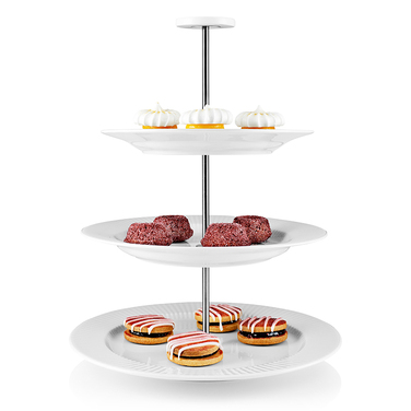 Їдальня етажерка 25x25 см біла Legio Nova Eva Solo