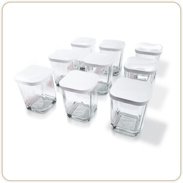 Набор баночек для йогурта 9 шт. 145 мл LITTLE BALANCE