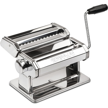 Машинка для пасти G3 Ferrari G20121 Sfoglia Mia, ролики 15 см, 9 налаштувань товщини, 5 видів пасти, корпус з нержавіючої сталі, аксесуари в комплекті, білий колір (ручна)