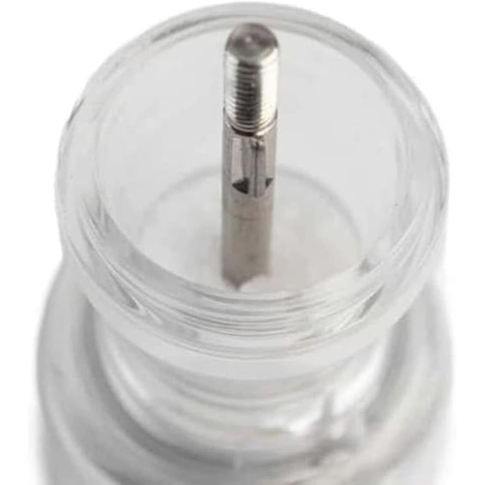 Подарочный набор Line - Мельница для перца Соляная мельница 12 см воронка для специй - Классическая регулировка помола - Алюминий Сертифицированная PEFC древесина - Карбоновые краски (бистро Акрил)