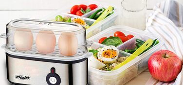 Яйцеварка електрична на 3 яйця, 350 Вт Mesko