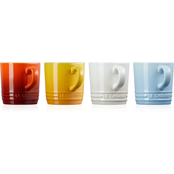 Набір із 4 кухлів 350 мл, різнокольоровий Elements Le Creuset