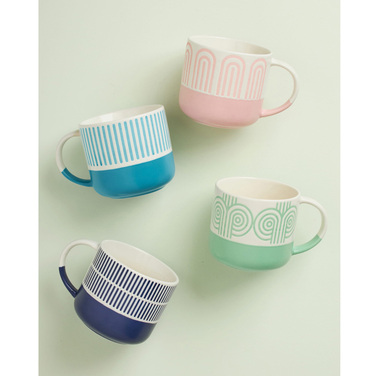 Кухоль рожевий, порцеляна 400 мл Maxwell & Williams ARCHES Pink