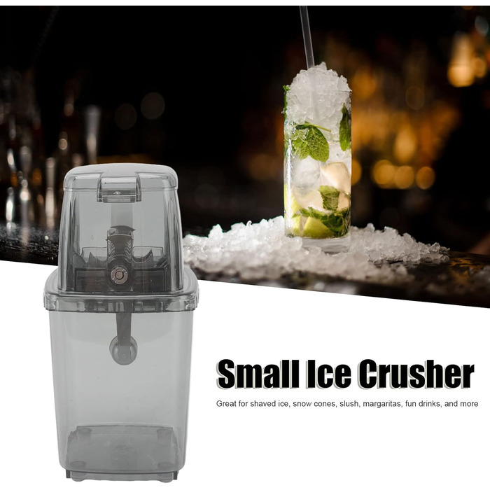 Ручний льодоподрібнювач сірий Pssopp