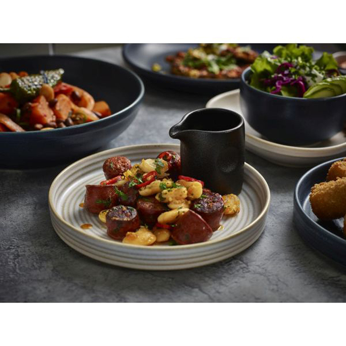 Тарілка з бортом, 18*2,6 см, презентаційна, Terra Stoneware Antigo Barley, GenWare