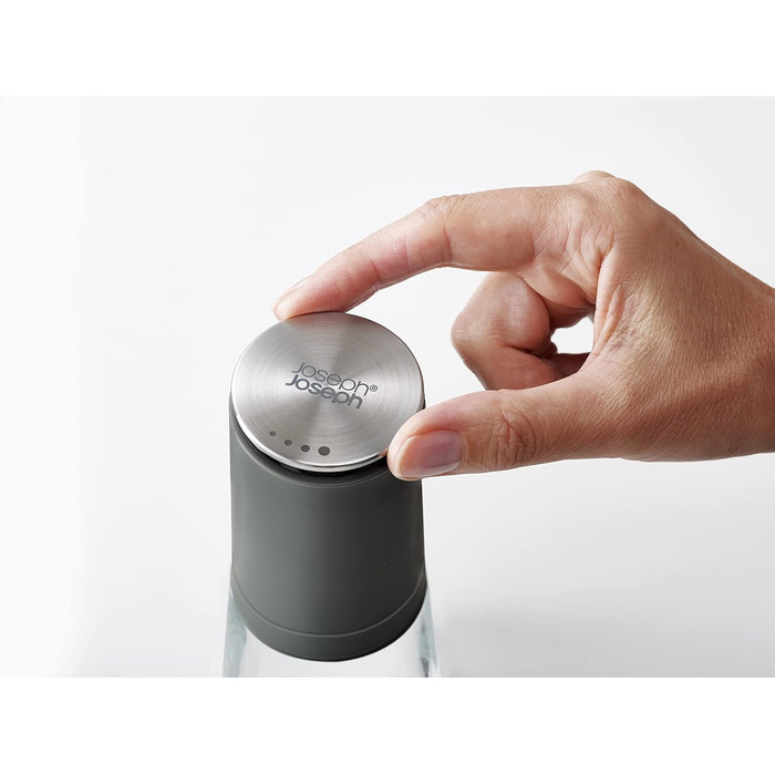 Млин для солі та перцю, набір 2 предмети, чорний/сірий Duo Joseph Joseph