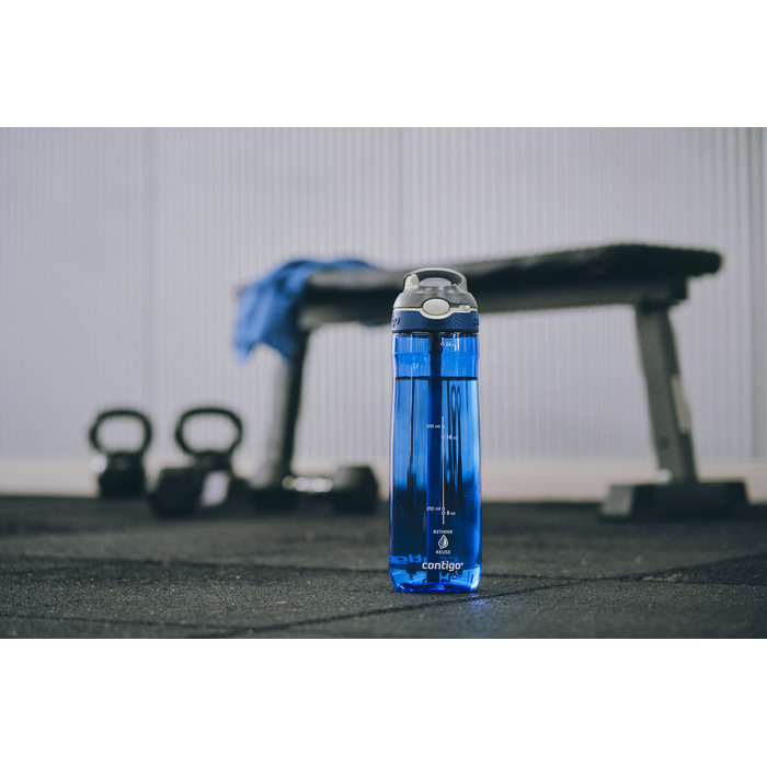 Бутылка для воды спортивная 720 мл, синий 2191379 Ashland Contigo