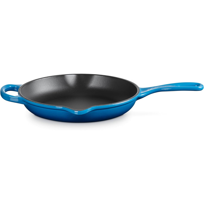 Чавунна сковорода LE CREUSET Signature, кругла, Ø Для всіх типів плит, вкл. Підходить для індукції, 1,93 кг, Гранат, 20182239490422 (Марсель, 23 см)