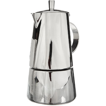 Кавоварка для еспресо Cilio 202113 Treviso 4 чашки, нержавіюча сталь, підходить для індукції