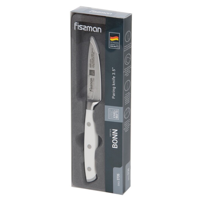 Ніж Fissman овочевий BONN 9 см X50CrMoV15 сталь (2735)