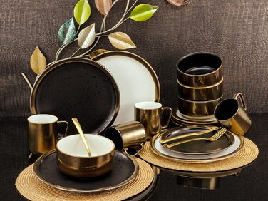 Серия MODERN INDUSTRIAL, набор посуды, комбинированный сервиз 16 шт. (белый, комбинированный сервиз 16 шт.), 23592