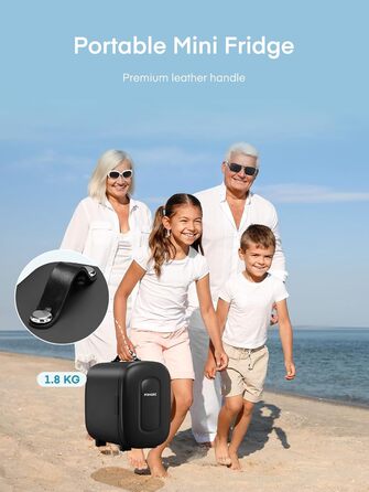 ‎Міні-холодильник 5 л, чорний FOHERE