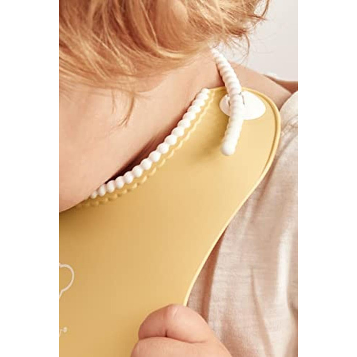 Слюнявчики для детей 2 предмета, бледно-желтый BabyBjörn