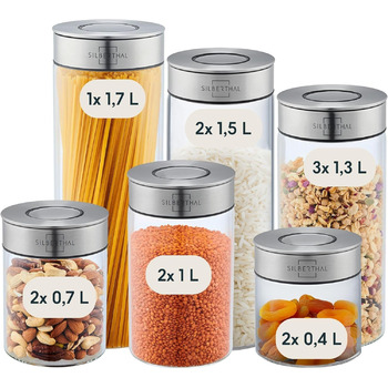 Набір для зберігання 12 предметів з кришкою SILBERTHAL