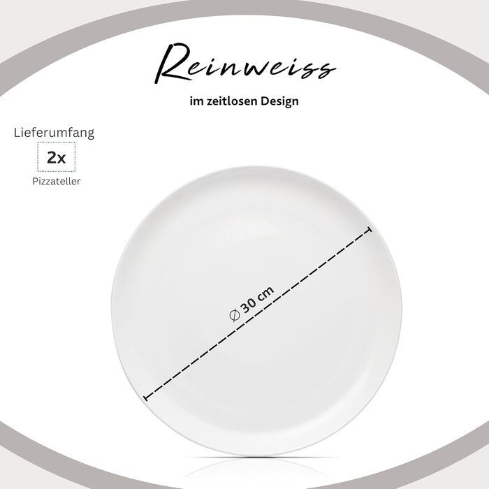 Тарілка для пасти New Port на 4 предмети, набір тарілок для пасти на 4 особи, порцелянова миска для пасти, глибока тарілка, яку можна мити в посудомийній машині, багатофункціональна миска біла 370 мл ПРЕМІУМ КОЛЕКЦІЯ (комбінований набір з 24 предметів)