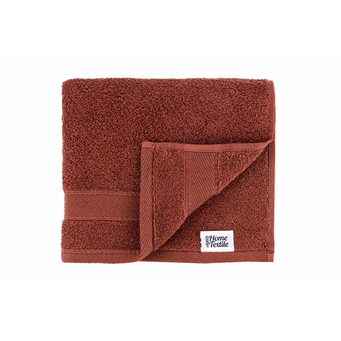 ARDESTO Полотенце махровое SuperSoft, терракота, 50х90см, 100% хлопок