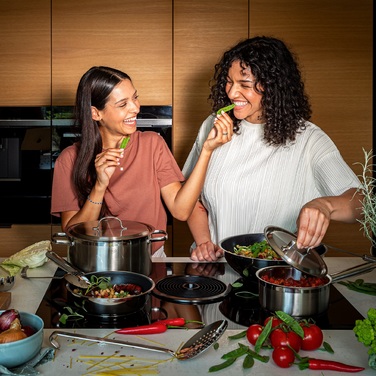 Сковорода вок сервірувальна 32 см з антипригарним покриттям ProCeraPlus Pureelements Rosle