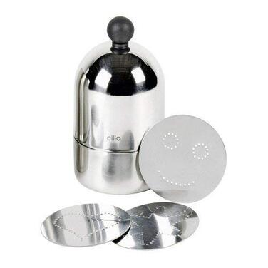 Декоратор для прикрас Полірований декоратор капучино Декоратор цукрової пудри, срібло, 201307