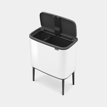 Сміттєвий бак 11 + 23 л білий Bo Touch Bin Brabantia