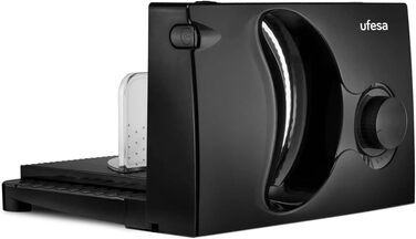 Хліборізка Складний електричний слайсер, ковбасний слайсер, кнопка безпеки, лезо з нержавіючої сталі 170 мм, регулятор товщини від 0 до 15 мм, 150 Вт, 0918 Katana