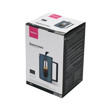 Заварювальний чайник з поршнем Fissman MAROCCHINO 800 мл скляна колба (9087)