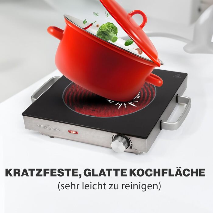 Плита настольная электрическая 2000 Вт PC-EKP 1210 ProfiCook